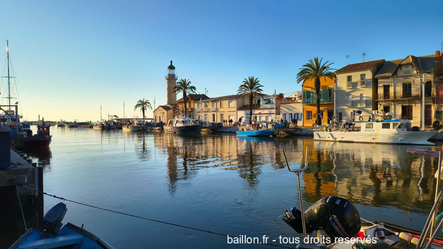 Le port du Grau du Roi dans le Gard