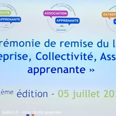 Impro Expresso pour cloturer la cérémonie de remise de label "Entreprises apprenantes" à Annemasse
