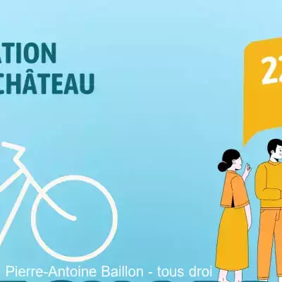 La LIS pédale pour l’installation “L'échappée, les chaînons de l’imaginaire” à Chambéry