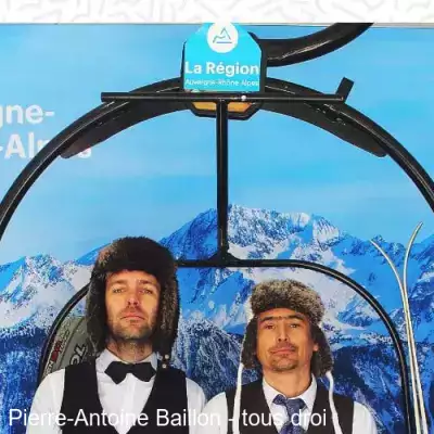 La ligue d'impro aux Championnats du Monde de ski à Méribel