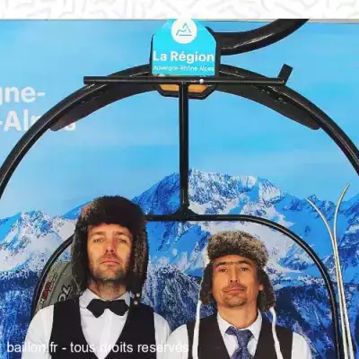 La ligue d'impro aux Championnats du Monde de ski à Méribel