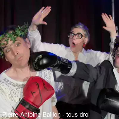 Fight-Impro à Chambéry, contre toute attente, David Assébeauf remporte la victoire sur P-Appolon