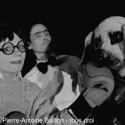 Germain Musèle Le Chien Punk lors du premier fight-Impro de l’année 2020