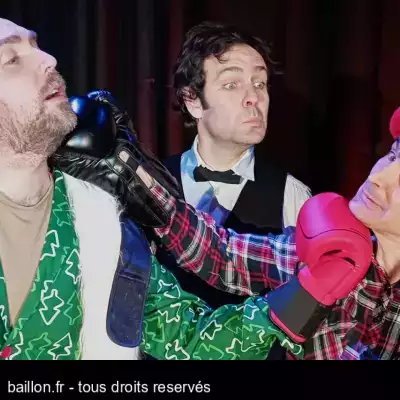 Spectacle de Fight-Impro à chambéry , Mac Callahan avale sa cornemuse