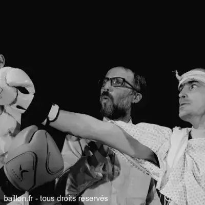 Spectacle de Fight-Impro à Chambéry, Le dernier coup de marteau était pour Pierrot le Bricolo