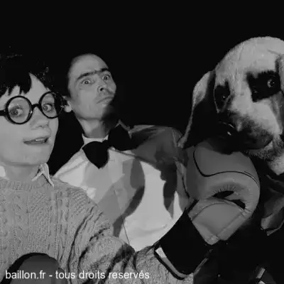 Germain Musèle Le Chien Punk lors du premier fight-Impro de l’année 2020